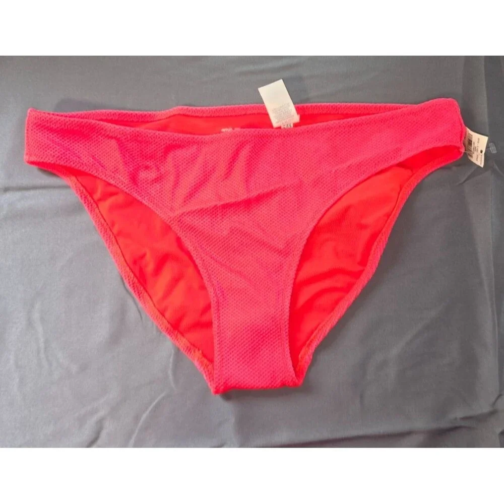 Aerie Coral Bikini Swim Bathing Suit Bottom Size Medium M New With Tags